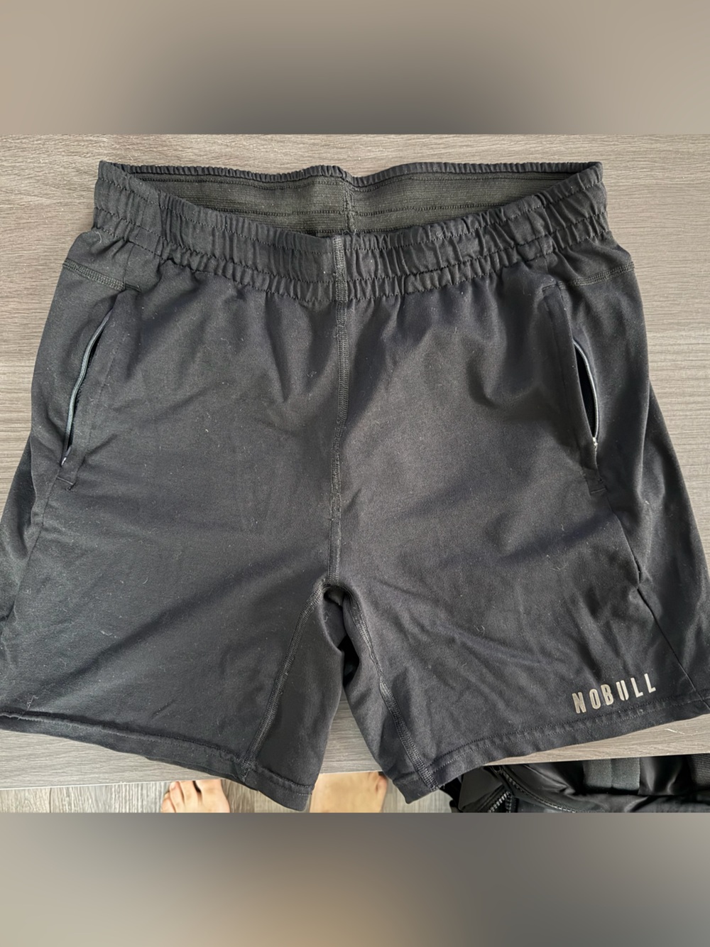 NOBULL Black Men's Athletic Training Shorts